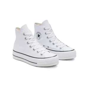 Chuck Taylor All Star High-Top Lift Canvas in White