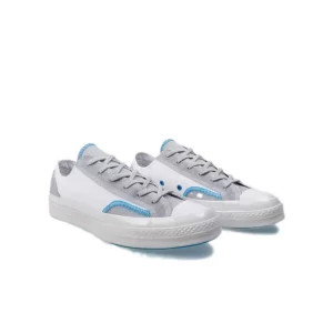 Chuck 70 Future Metals Low-Top in Grey/White/Blue