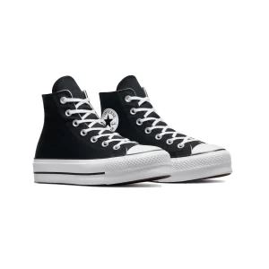 Chuck Taylor All Star High-Top Lift Canvas in Black/White