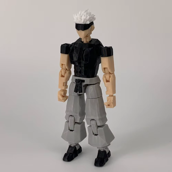 3D Printed Jujutsu Kaisen Gojo Satoru Anime Multi-Jointed Shapeshift Toys Action Figures Mannequin Model Ornaments Gifts